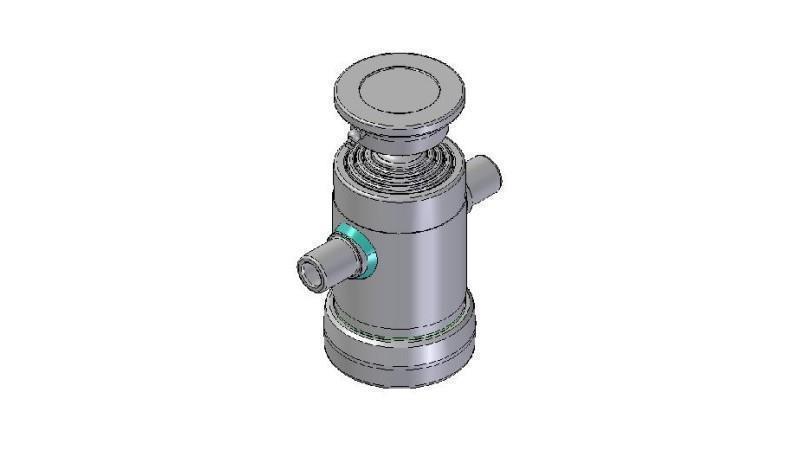 3060S - CILINDRO TELESCOPICO STANDARD/SFERA 4 SFILATE CORSA 500 FI 112