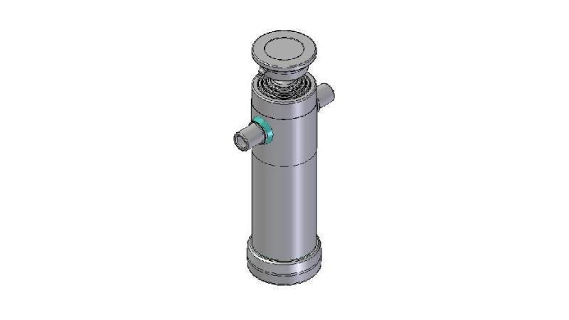 3066S -TELESCOPIC ZYLINDER STANDARD/KUGEL 4 STUFEN HUB 1190 DURCHMESSER 112
