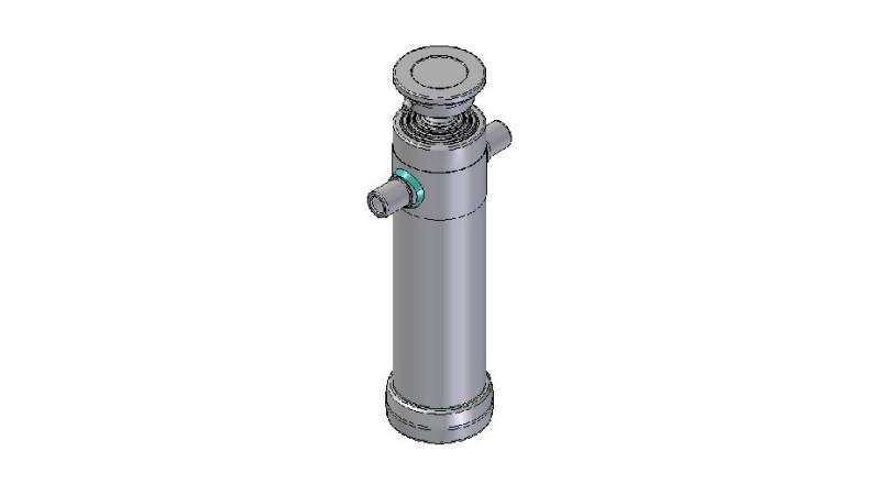 3067S -TELESCOPIC ZYLINDER STANDARD/KUGEL 4 STUFEN HUB 1390 DURCHMESSER 112