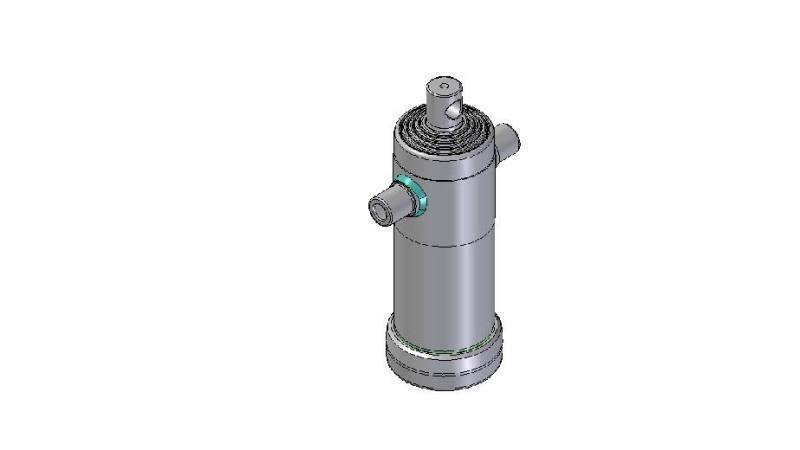 3097F -TELESCOPIC Sylinder STANDARD/HULL 5 TRIN SLAG 1315 FI 124