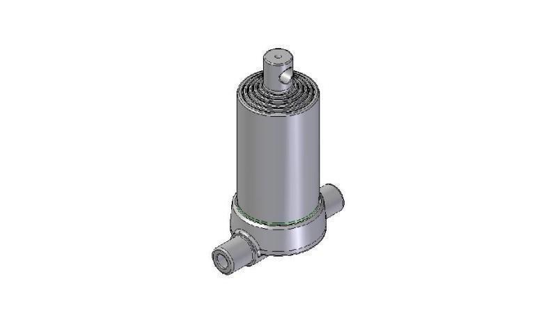 3591F -TELESCOPIC ZYLINDER UNTERE – LOCH 5 GRAD HUB 840 FI 124