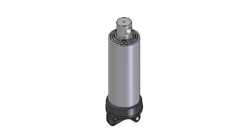 3644F -CILINDRU TELESCOPIC GĂURĂ - GĂURĂ 4 GRADE CURSĂ 1050 FI 124