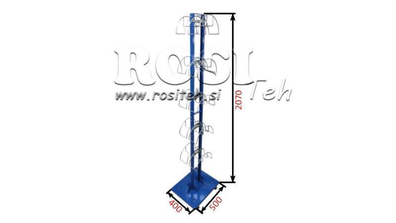 CART FOR DISPOSAL HYDRAULIC HOSES 10 SPOTS