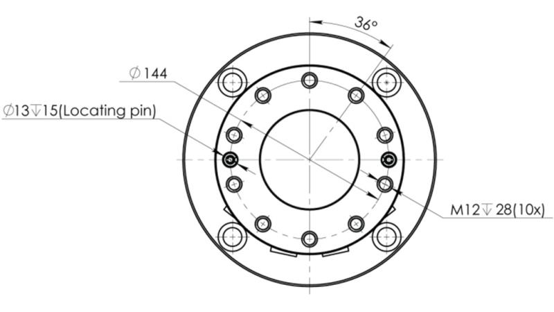 ROTATORE IDRAULICO CPR5-01 10000/5000 KG