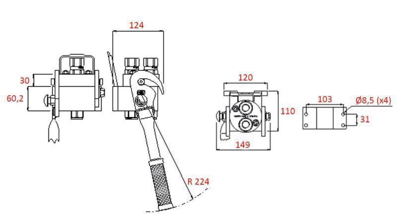 MULTI-FASTER COUPLING 2wie BSP1/2 FIXED PART