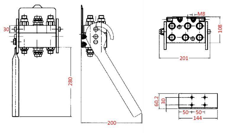RACCORD MULTI-FASTER 6 voies BSP1/2 PARTIE FIXE