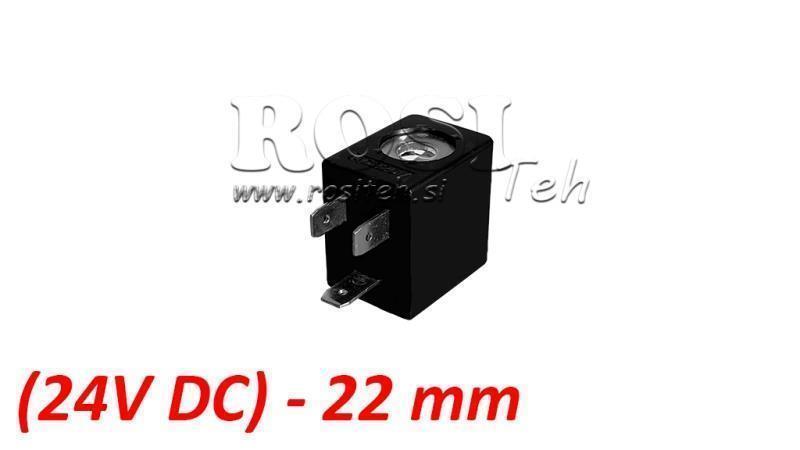 (22) ΗΛ. ΜΑΓ. ΣΠΙΝΘΗΡΑΣ 24V DC 3W ΓΙΑ ΠΝΕΥΜΑΤΙΚΗ ΒΑΛΒΙΔΑ 1/4-3/8-1/2