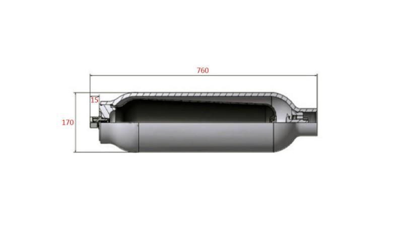 HYDRAULIKAKKUMULATOR 10 LIT