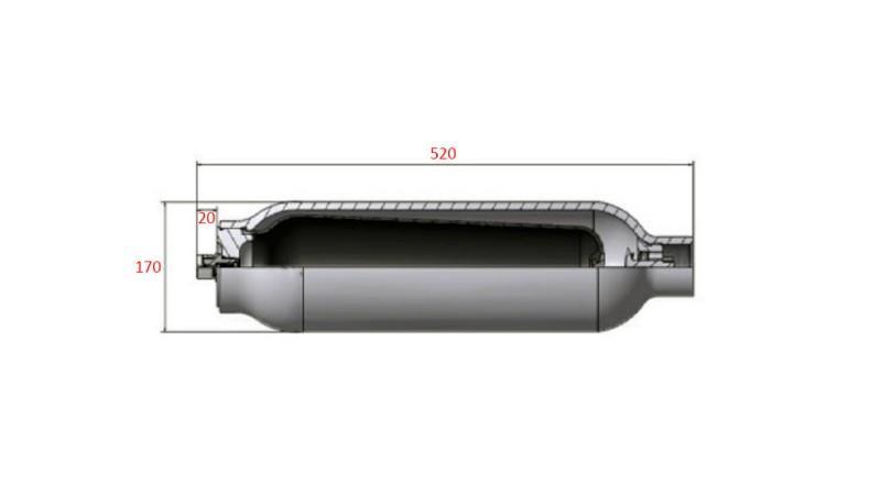 HYDRAULIKAKKUMULATOR 6.5 LIT