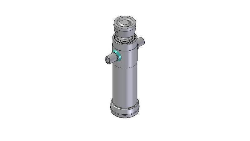4021S -TELESCOPIC ZYLINDER STANDARD/KUGEL 2 STUFEN HUB 595 DURCHMESSER 106