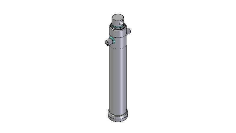 4029F -TELESCOPIC ZYLINDER STANDARD/LOCH 2 STUFEN HUB 1395 DURCHMESSER 124