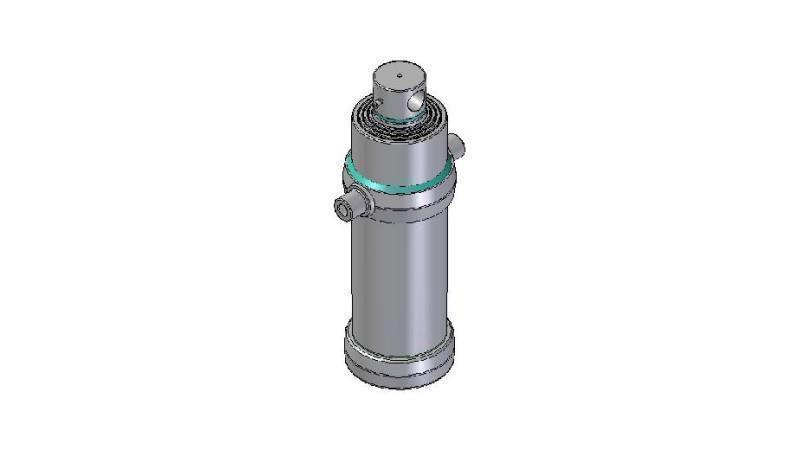 4048F -TELESCOPIC CYLINDER STANDARD/HOLE 4 STAGES STROKE 1950 FI 190