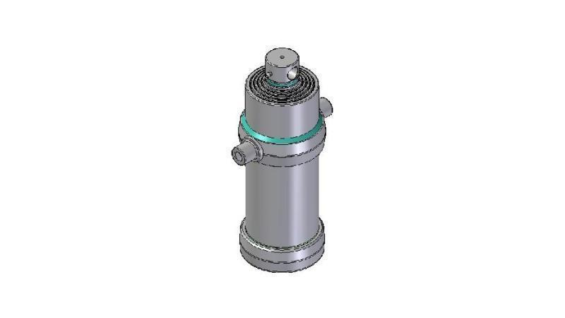 4052F - TELESCOPISK Sylinder STANDARD/HULL 5 TRINN REISE 2100 FI 190