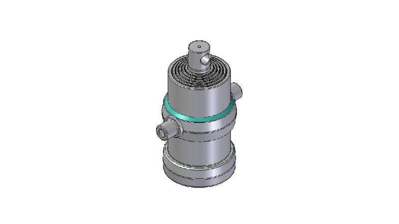 4059F -CILINDRU TELESCOPIC STANDARD/GAURĂ 6 ETAPE CUSCĂ 1810 FI 190