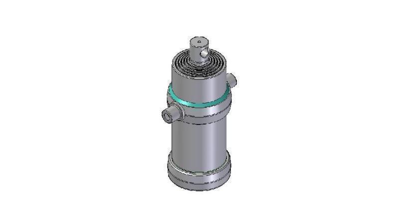 4061F -TELESCOPIC CYLINDER STANDARD/HOLE 6 STAGES STROKE 2525 FI 190