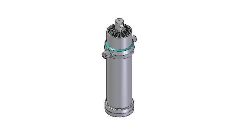 4065F -TELESCOPISKAIS CILINDRS STANDARTS/CAURUMS 6 POSMI STROKE 3765 DIAMETRS 190