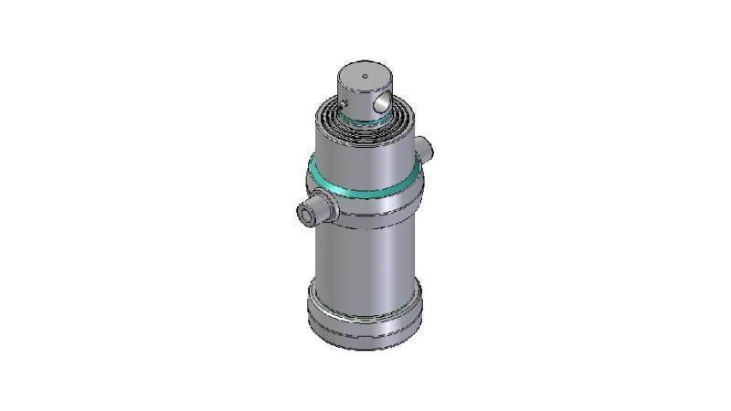 4083F -TELESCOPIKUS HENGER STANDARD/LYUK 4 FOKOZAT ÚT 1670 ÁTMÉRŐ 190
