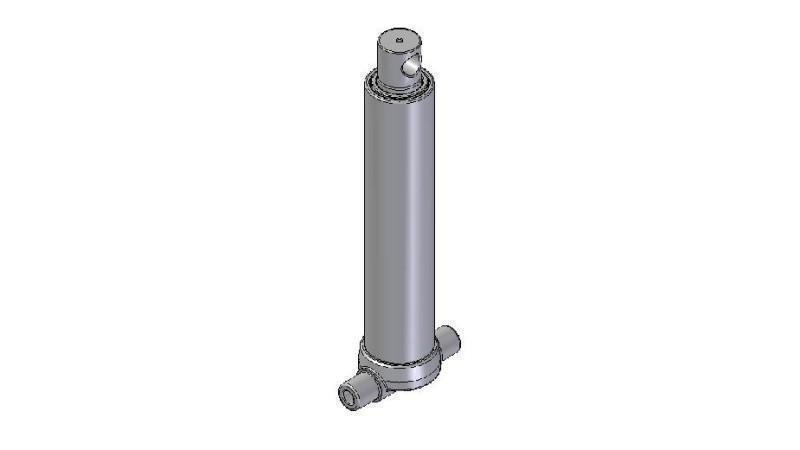 4525F -TELESCOPIC CYLINDER INFERIOR/HOLE 2 EXTENSIONS STROKE 895 Dia.106