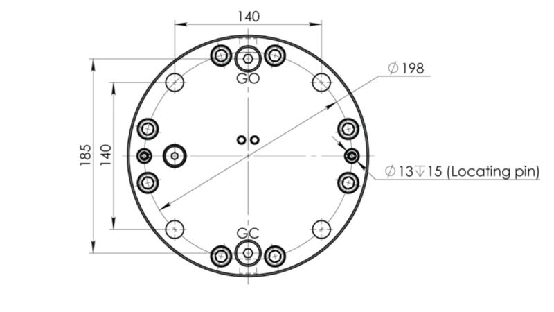 HIDRAULIČNI ROTATOR CPR5-01 10000/5000 KG