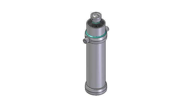 5012S -TELESCOPIC ZYLINDER STANDARD/KUGEL 5 STUFEN HUB 2740 DURCHMESSER 190