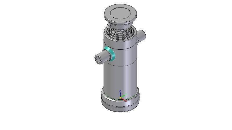 5022S -TELESCOPIC ZYLINDER STANDARD/KUGEL 5 STUFEN HUB 1030 DURCHMESSER 112