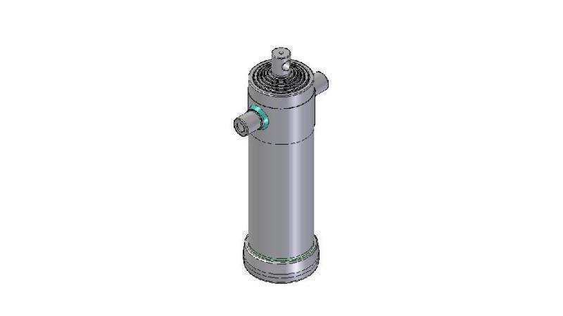 6010F -TELESCOPIC Sylinder STANDARD/HULL 6 TRIN REISE 2257 FI 152