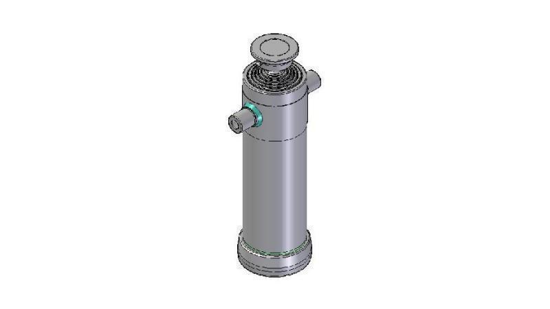6012S -TELESCOPIC CYLINDER STANDARD/BALL 6 STUFEN HUB 2977 DURCHMESSER 152