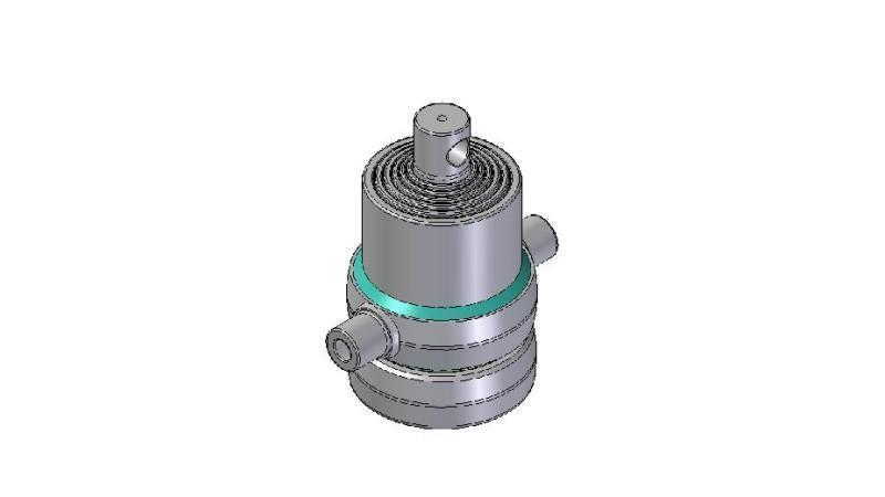6017F -TELESKOPZYLINDER STANDARD/LOCH 6 STUFEN HUB 985 FI 170