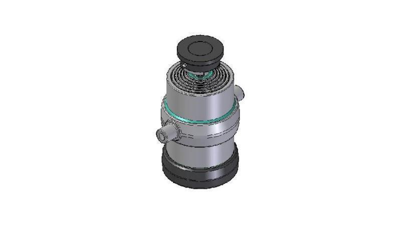 6052S -TELESCOPIC CYLINDER STANDARD/BALL 6 STUFEN HUB 1775 DURCHMESSER 215