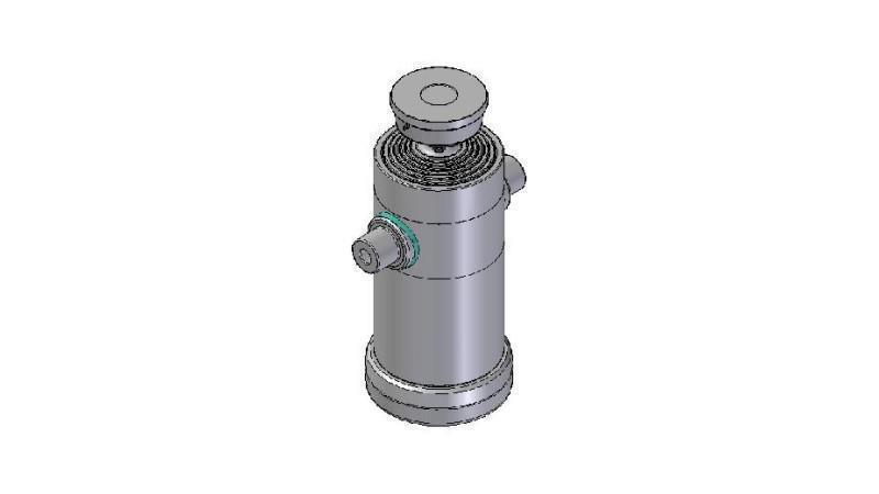 6066S -TELESCOPICKÝ CYLINDR STANDARD/KULIČKA 6 STUPŇŮ ZDVIH 2640 PRŮMĚR 240