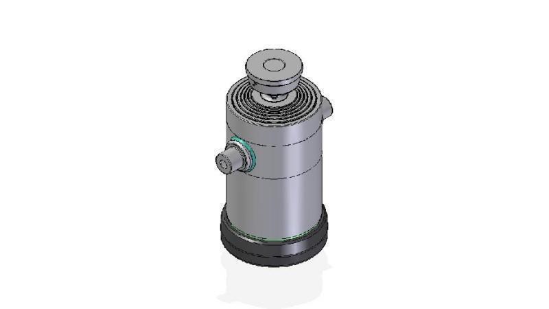 6085S -TELESCOPIC ZYLINDER STANDARD/KUGEL 6 STUFEN HUB 2260 DURCHMESSER 300
