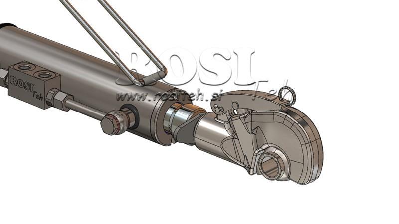 HYDRAULIC+THREADED TOP LINK WITH HOOK - 2 CAT. 63/35-250 (45-95HP)(25,4)