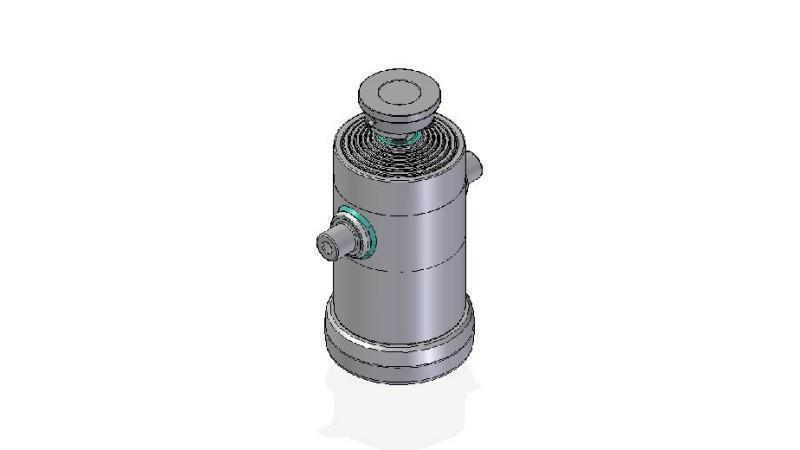 7033S -TELESCOPIC CYLINDER STANDARD/BALL 7 STUFEN HUB 2272 DURCHMESSER 240