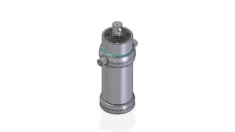 7055F -CILINDRU TELESCOPIC STANDARD/GAURĂ 7 ETAPE CĂLĂTORIE 3395 DIAMETRU 215