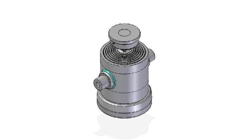7059S -TELESCOPIC CYLINDER STANDARD/BALL 7 STUFEN HUB 1442 DURCHMESSER 270