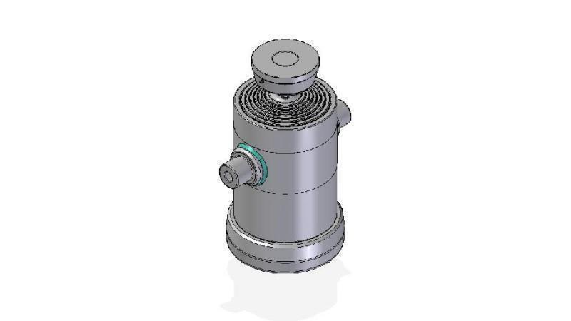 7063S -TELESCOPIC ZYLINDER STANDARD/KUGEL 7 STUFEN HUBLÄNGE 2192 DURCHMESSER 270