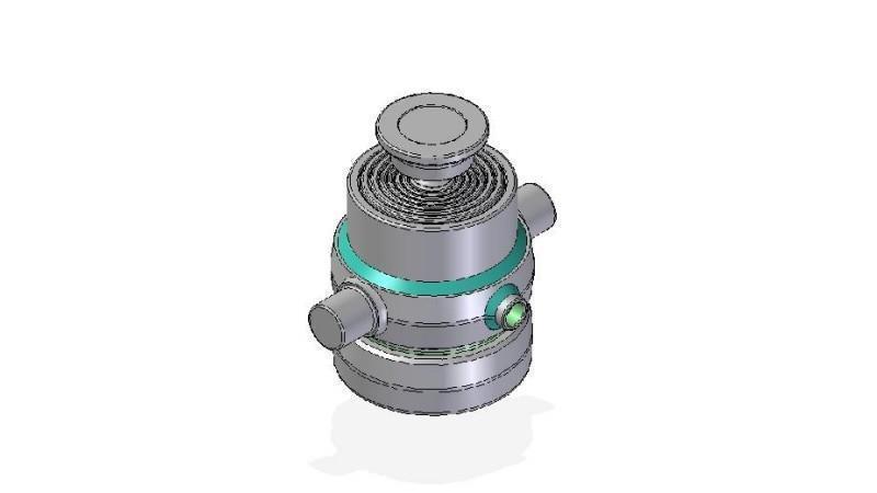 7300S -TELESKOPSKI CILINDAR STANDARD/KUGLA 7 STUPNJA POMAK 890 PROMJER 170