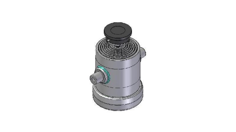 8011S -TELESCOPIC ZYLINDER STANDARD/BALL 8 STUFEN HUB 1995 DURCHMESSER 240
