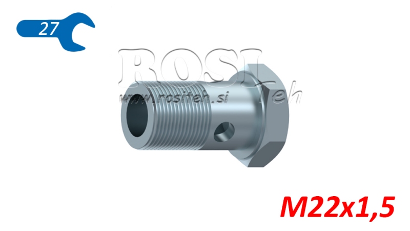 HYDRAULICZNY HOLLOW BOLT M22X1,5