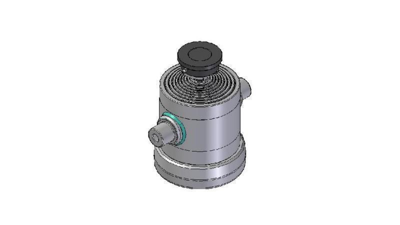 9031S -TELESCOPIC ZYLINDER STANDARD/KUGEL 9 STUFEN HUB 2212 DURCHMESSER 270
