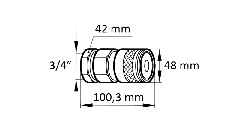 RYCHLOSPOLUPOJKA EXKAVÁTOR FFH SAMICE 3/4 48MM