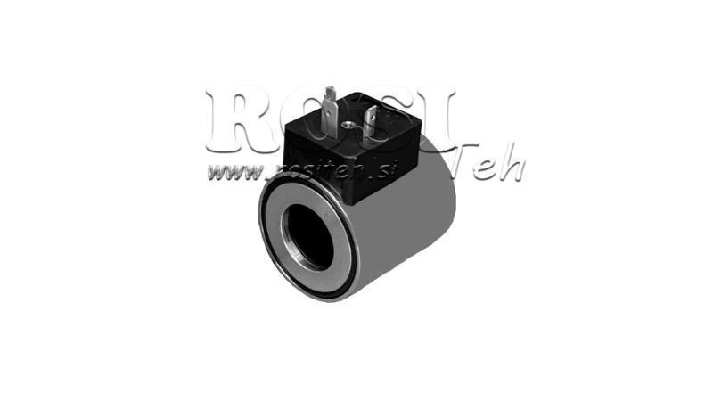 ELEKTROMAGNĒTISKĀ SPOLI 24V DC CETOP 3 VĀRDAI - fi 23.4mm-50.7mm 30W IP65