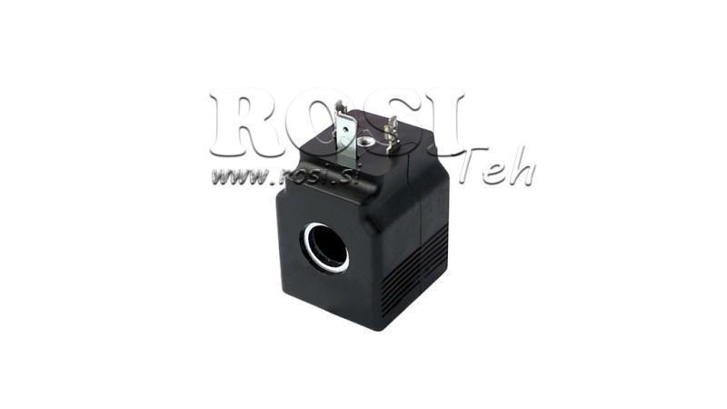 BOBINA ELETTROMAGNETICA 12V DC - SAE08 - fi 13,2mm-38,6mm 22W IP65