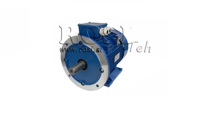 3kW-ELEKTROMOTOR MS100L1-2_2840umd 3Phas Beine+Flansch-B3B5