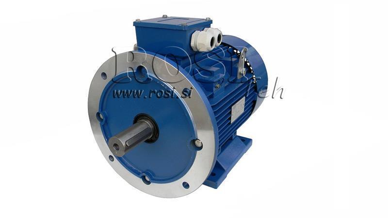 7,5kW-ELEKTRO MOTOR MS132M-4_1450vrt 3Faz nogice+prirubnica-B3B5