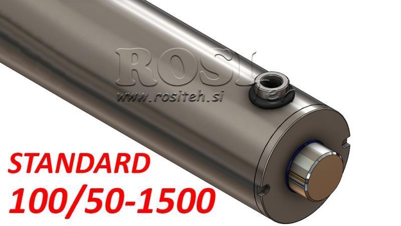 Cric Idraulico A Pistone Solido 50 Tonnellate – Corsa 50mm, Pompa Monoazione, Marca ALL-CARB