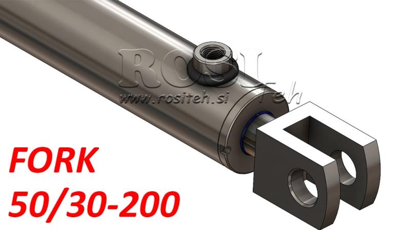 HYDRAULIC CYLINDER FORK 50/30-200