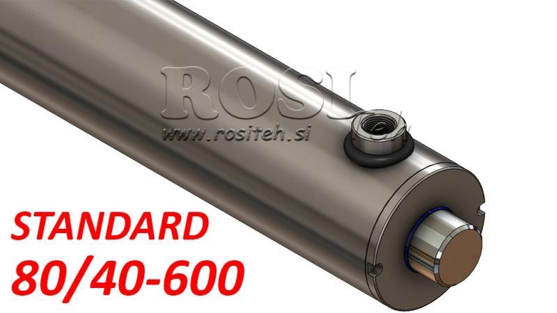 HYDRAULISK CYLINDER STANDARD 80/40-600