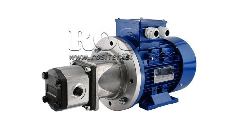 HYDRAULISCHE PUMPENKOPPLUNG GR.2 20 ccm + ELEKTROMOTOR 3Phas - 7,5 KW (Durchfluss = 29 lit/min)