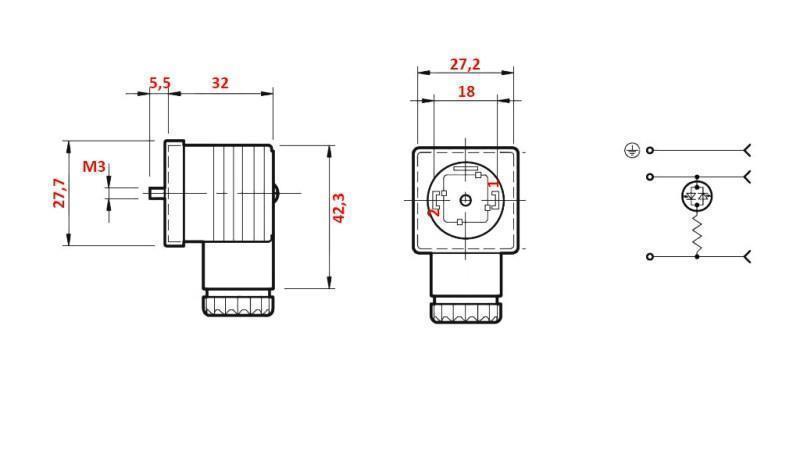 ELEKTRIČNI KONEKTOR LED 70-250 V AC